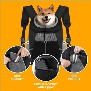 NWOB WUFFIE DOGGIE BACK PACK